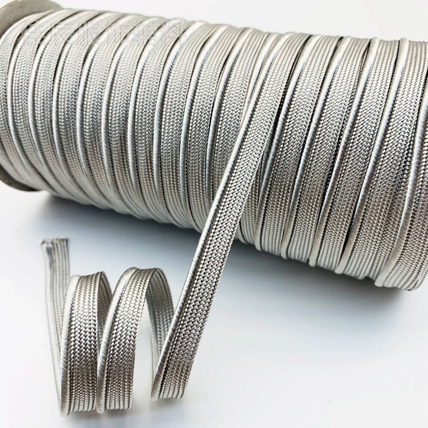 3849 Spot 39 colores 1 cm borde fino cinta maestra de seda brillante tira de brotes ribete cuerda borde incrustado tira cincha accesorios de ropa