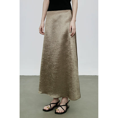 CAREMIND Traje de acetato con estampado oscuro Chaleco sin mangas Falda larga de cola de pez Conjunto de dos piezas para mujer 