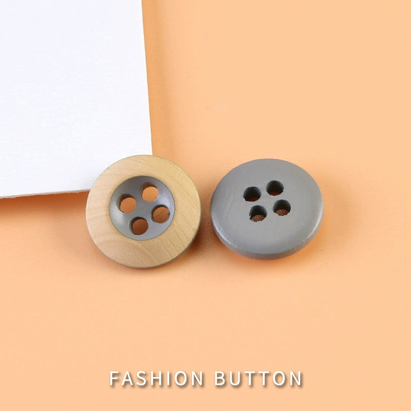 3329★  Fashion blouse buttons clothes cuffs small fragrant decorative buttons high-end cardigan sweater wooden round buttons