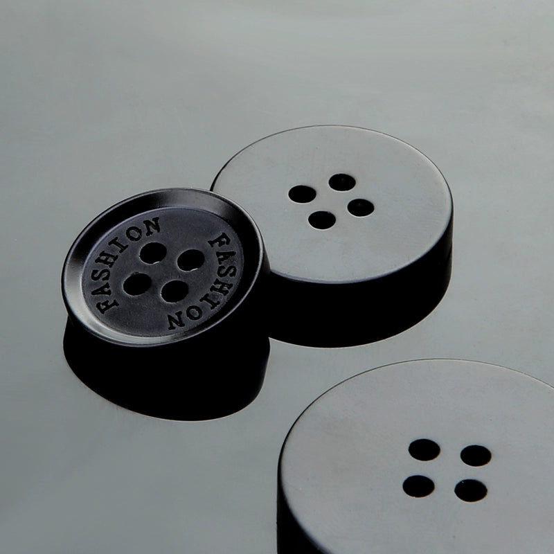 3467★ Botones de resina versátiles para abrigos, suéteres, cárdigans, botones exquisitos, botones de traje negro para hombres y mujeres