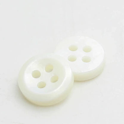 3355★  Versatile Round River Shell Button Button Men's and Women's Clothes Shirt Shirt Button Cardigan Button Decorative Clothing Accessories