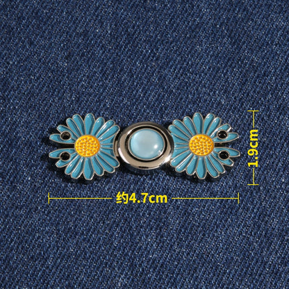 3506★ artefacto de ajuste de cintura pantalones falda circunferencia de cintura gran cambio pequeño botón jeans pantalones cintura botón ajustable mujeres