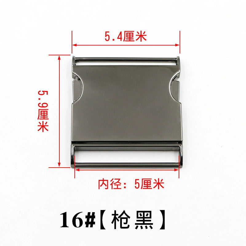 3526★ Hebilla de mochila con cierre de equipaje Hebilla de ajuste de bolsa Hebilla de herraje de metal Hebilla de accesorios para bolsa de cintura Hebilla de mochila