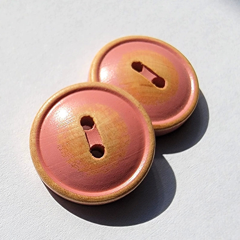 3376★  Natural retro wood buttons high-end shirt shirt cardigan buttons pants Japanese decorative small buttons