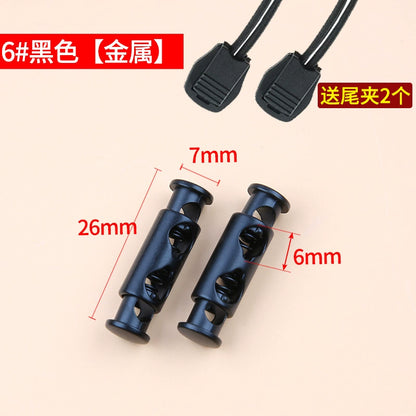 3535★ Botón de hebilla de resorte de metal para pantalones, hebilla de ajuste de banda elástica, cuerda de tope, botón de nariz de cerdo, botón de cierre de pie para pantalones de suéter