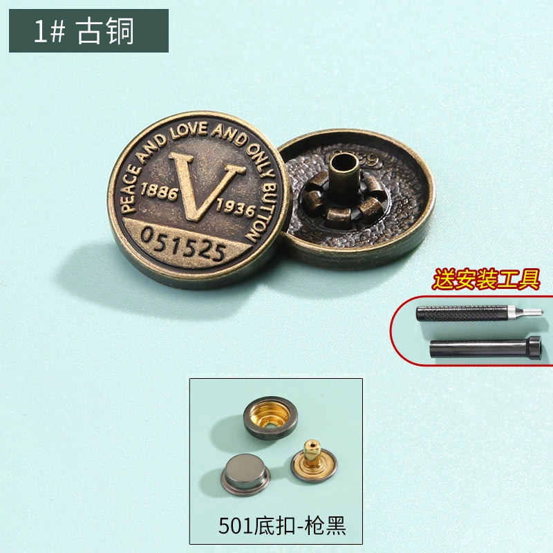 3410★ Boutons pression haut de gamme sans couture pour vêtements pour femmes, boutons mère et enfant, boutons quatre en un, boutons de doudoune, boutons boutons, boutons cachés invisibles.