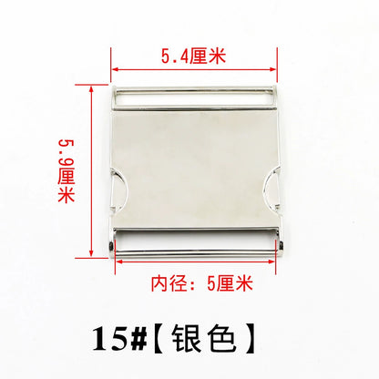 3526★ Hebilla de mochila con cierre de equipaje Hebilla de ajuste de bolsa Hebilla de herraje de metal Hebilla de accesorios para bolsa de cintura Hebilla de mochila