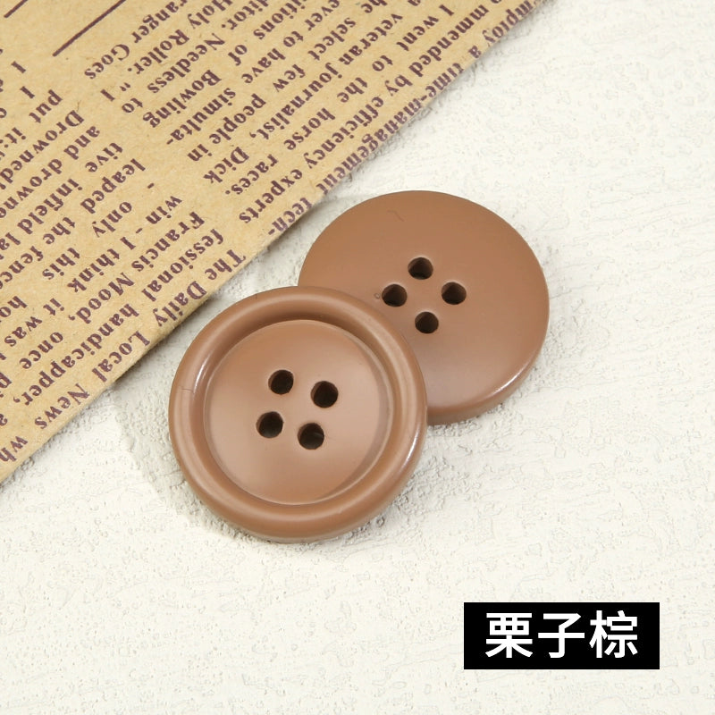 3295★  Round resin high-end clothes buttons exquisite woolen jacket sweater buttons top cashmere fashion button accessories