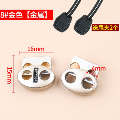 3535★ Botón de hebilla de resorte de metal para pantalones, hebilla de ajuste de banda elástica, cuerda de tope, botón de nariz de cerdo, botón de cierre de pie para pantalones de suéter