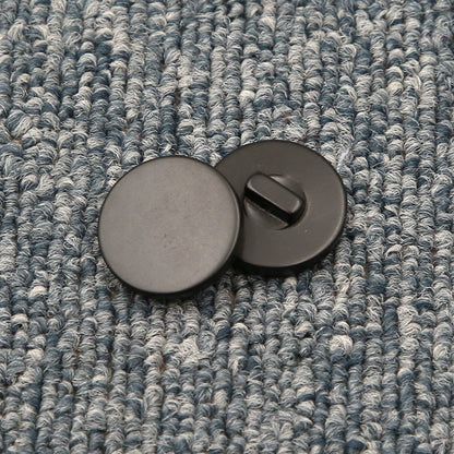 3446★ Botones redondos negros para abrigo, moda femenina, versátil, de lana, para suéter, chaqueta, cárdigan, gabardina, botones pequeños