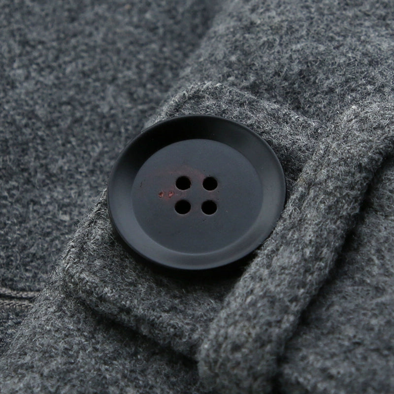 3420★  New, round black clothes decorative buttons men's and women's trench coats, sweaters, high-end versatile buttons, fashion buttons