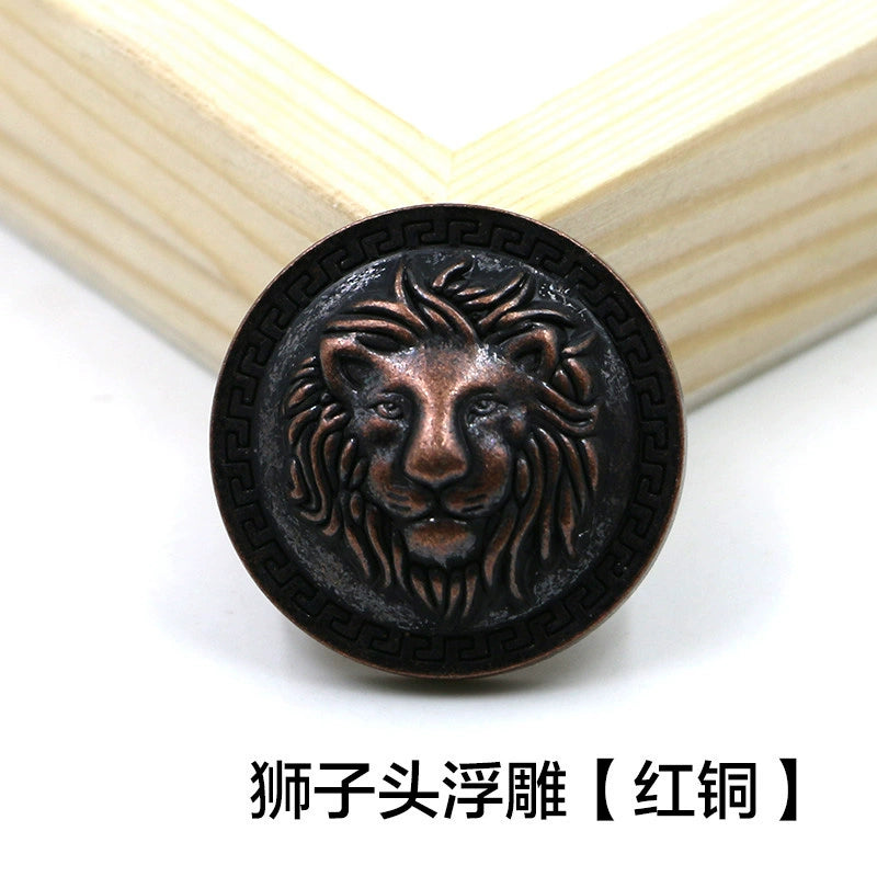 3437★ Botones metálicos retro británicos, botones de traje, botones decorativos para abrigos, chaquetas, gabardinas, accesorios de ropa, botones dorados