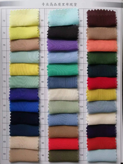 3895 8004 100D Gasa Falda Forro de Falda Tela Primavera, Verano y Otoño Tela