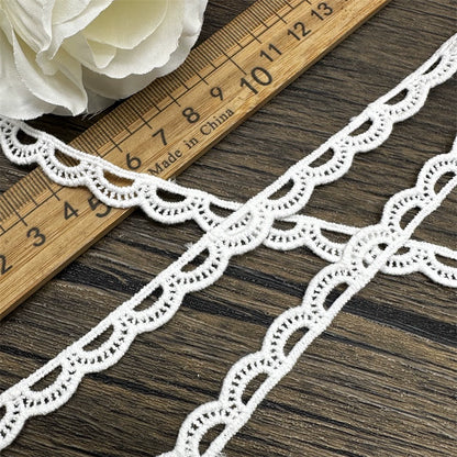 3833 Exquisito hilo de algodón soluble en agua, encaje bordado, accesorios de ropa hechos a mano, puños, cuellos, cortinas, materiales de costura