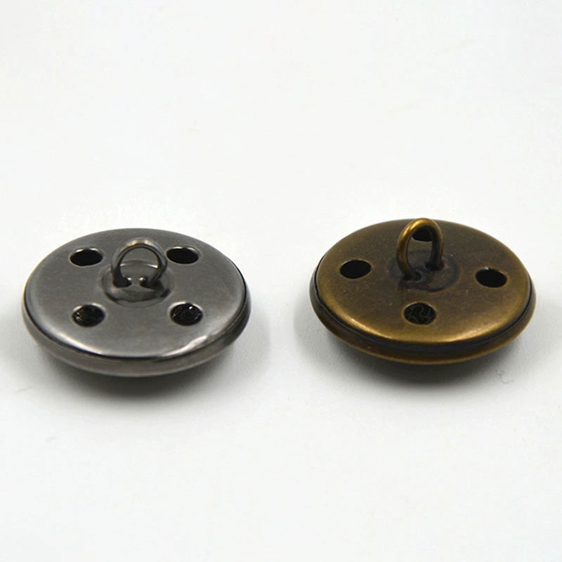 3248★  Men's jacket, suit button, shirt round button, hand sewn button, versatile retro ancient silver metal copper button button.