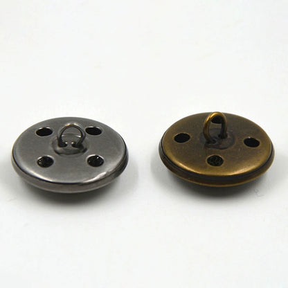 3248★  Men's jacket, suit button, shirt round button, hand sewn button, versatile retro ancient silver metal copper button button.