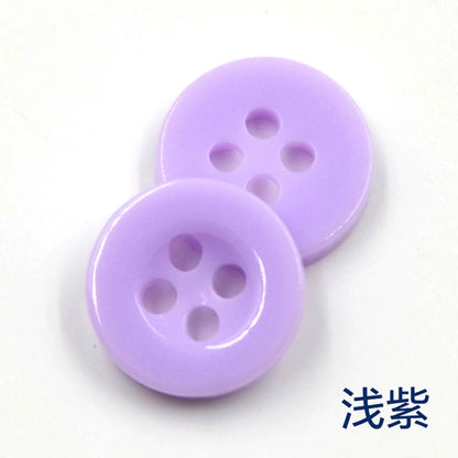 3348★  Color wide-edged round shirt buttons Children's kindergarten creative handmade material package Candy button painting material