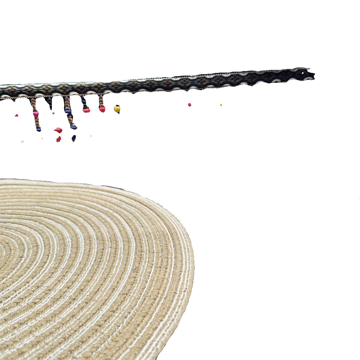 3715 Cuentas hechas a mano, cinta de encaje de estilo étnico, accesorios de ropa de bricolaje, accesorios, decoración de dobladillo de ropa, cinturón de cuentas con flecos