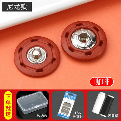 3468★ Botones ocultos de nailon para mujer, gabardina, abrigo, suéter, chaqueta, botones invisibles, ropa, botones para niños y madres.