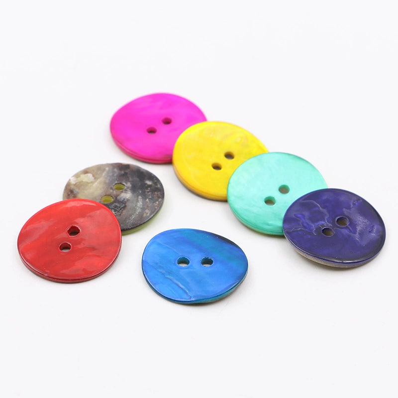 3321★ Handmade Color Shell Button Maspell Button Shirt Button Jacket Sweater Button Clothes Button Decorative DIY Material