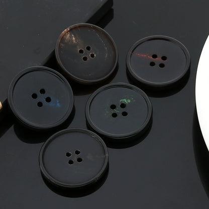 3419★  New, round men's and women's clothes decorative buttons trench coat sweater high-end pants button fashion versatile button