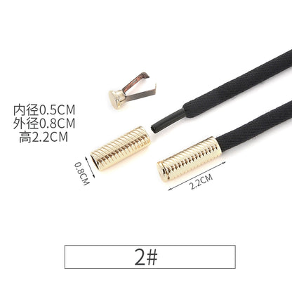 3537★ Suéter Sombrero Cordón Correa Ropa Sombrero Cuerda Pantalones Pantalones Deportivos Accesorios de Metal para la Cabeza Cuerda para la Cabeza Cuerda para la Cintura Cuerda Hebilla