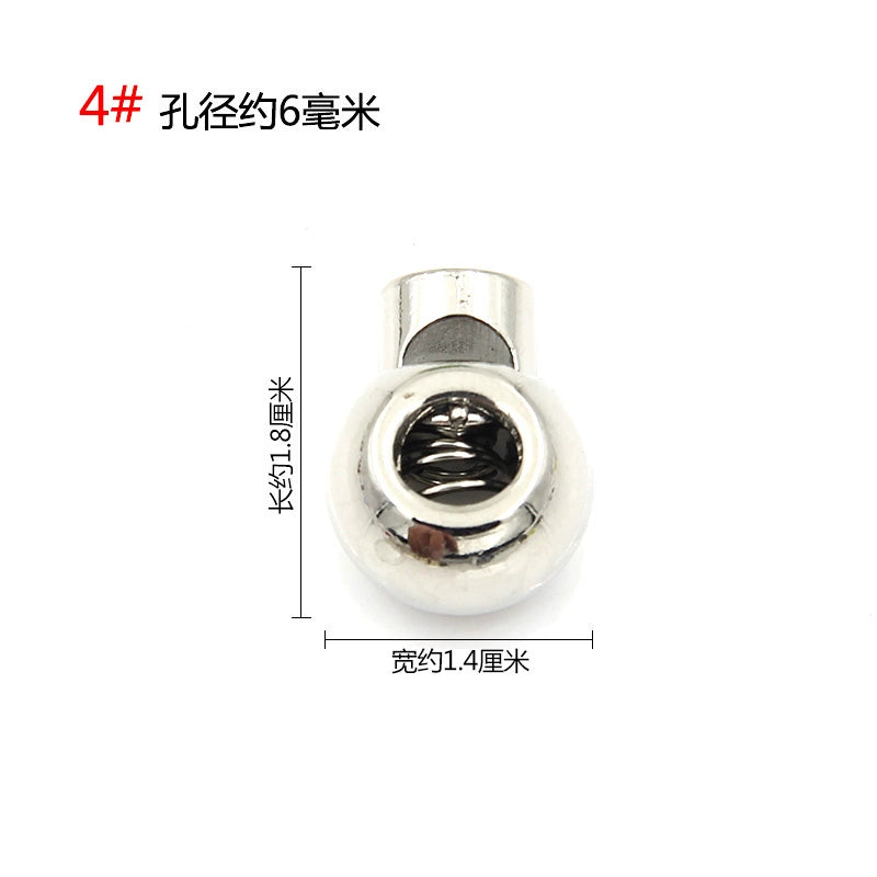 3542★ Hebilla de ajuste de campana de metal, hebilla de resorte de contracción de carga de suéter, hebilla de ajuste elástico, hebilla de cuerda, hebilla de cuerda, hebilla de nariz de cerdo