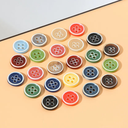 3308★  Shirt, cardigan, small buttons, children's clothes buttons, round four-eye button accessories, men's and women's small fragrant and versatile decoration