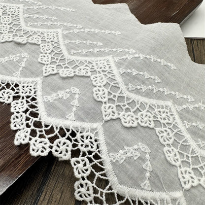 3793 Accesorios de borde de tela con bordado de encaje de doble capa japonés y coreano, cortinas de falda de ropa de bricolaje hechas a mano, telas textiles para el hogar, telas decorativas