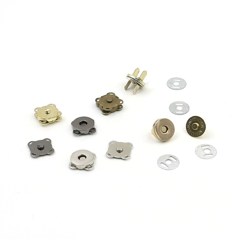 3473★ Hebilla magnética de metal Hebilla magnética Bolso con botón magnético fuerte sin costuras Hebilla de succión Abrigo Botón oculto Accesorios de billetera