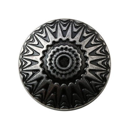 3429★ Botones de abrigo retro de metal plateado antiguo, ropa, abrigo pequeño, botón Nizi, accesorios, botones superiores redondos versátiles