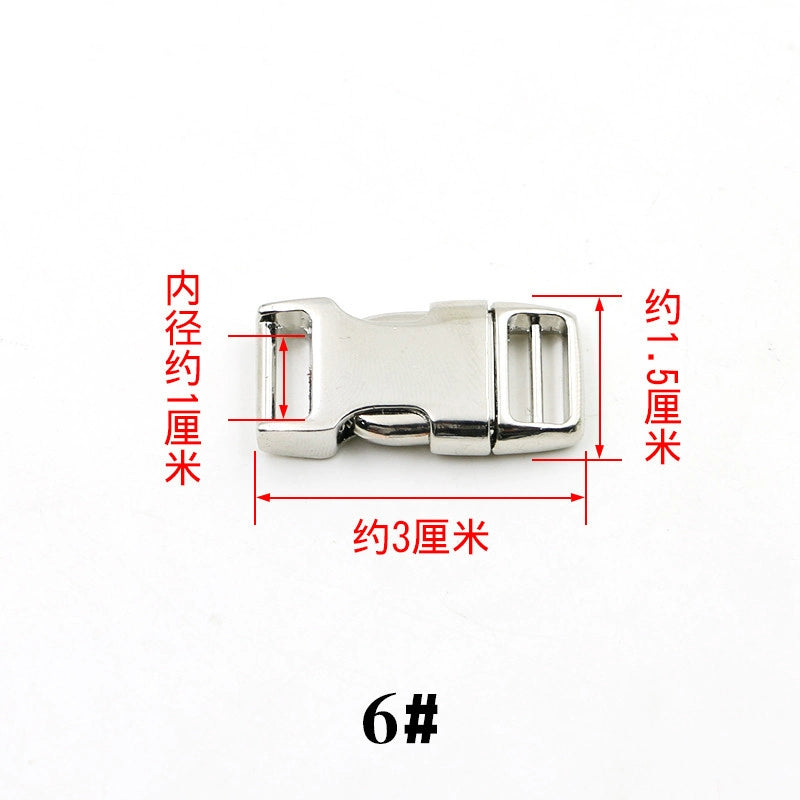 3526★ Hebilla de mochila con cierre de equipaje Hebilla de ajuste de bolsa Hebilla de herraje de metal Hebilla de accesorios para bolsa de cintura Hebilla de mochila