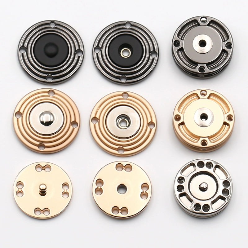 3476★ Abrigo con botón oculto y botón a presión redondo para mujer, gabardina con botones de lana de visón y cachemira, botones de lana para niño y madre