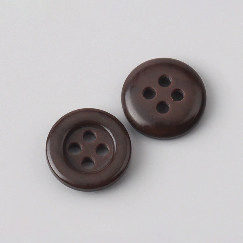 3379★  Versatile men's and women's shirts with buttons High-end POLO shirts Cardigan four-eye two-eye round small buttons Resin shirt buttons