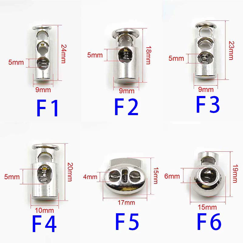 3547★ Hebilla de resorte de metal para chaqueta, cuerda elástica, hebilla de ajuste de banda elástica, hebilla de nariz de cerdo, hebilla de cuerda fija, hebilla de ajuste, botón de cordón