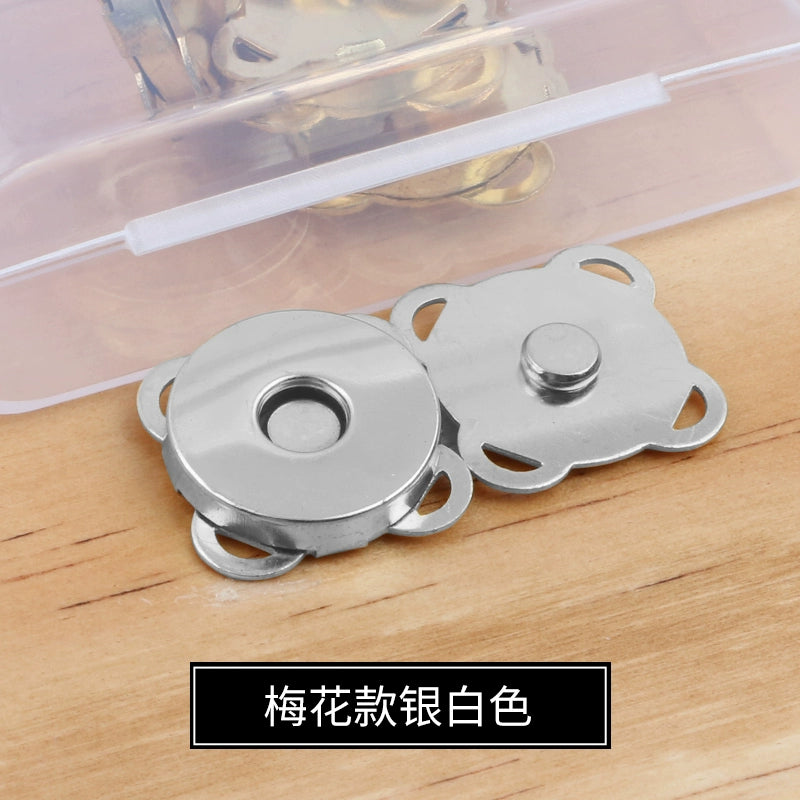 3473★ Hebilla magnética de metal Hebilla magnética Bolso con botón magnético fuerte sin costuras Hebilla de succión Abrigo Botón oculto Accesorios de billetera