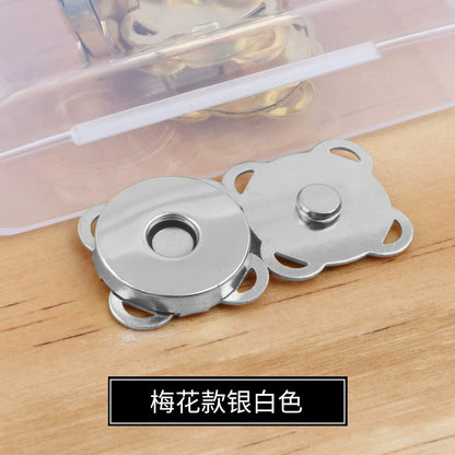 3473★ Hebilla magnética de metal Hebilla magnética Bolso con botón magnético fuerte sin costuras Hebilla de succión Abrigo Botón oculto Accesorios de billetera