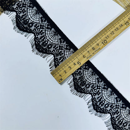 3756 Dentelle à cils unilatérale de haute qualité, col DIY, manches, matériau décoratif d'épissure, accessoires d'allongement de jupe de pantalon