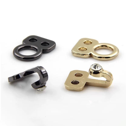 3511★ Hebilla estilo abrigo de visón, gancho para gabardina, hebilla de piel, hebilla para chaqueta, botón para suéter, botón invisible, gancho metálico para cuello