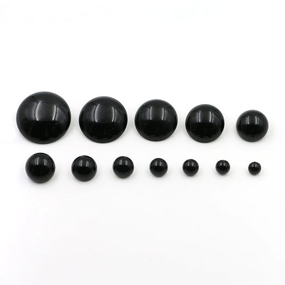 3264★  Black clothing sweater buttons bald mushroom buttons coat coat buttons small shirt clothes eye buttons