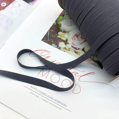 3882 52 colores punto 1cm cinta elástica color espalda cuello tira de presión escote correa borde lateral tira de presión accesorios de ropa