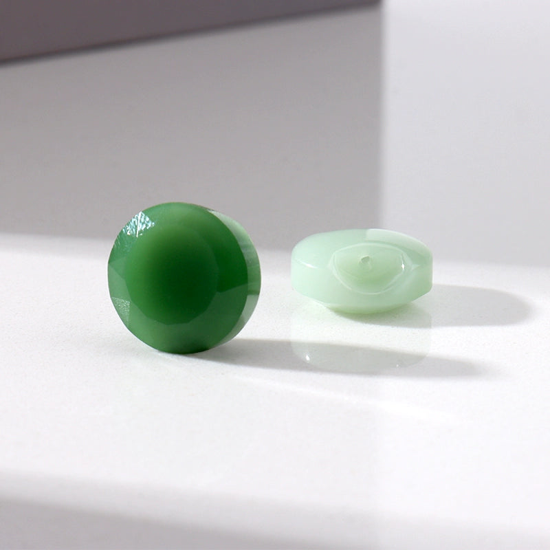 3380★  New Chinese antique buttons imitation jade Hanfu Tang suit buttons glazed buttons dress knitted cardigan buttons cheongsam buttons