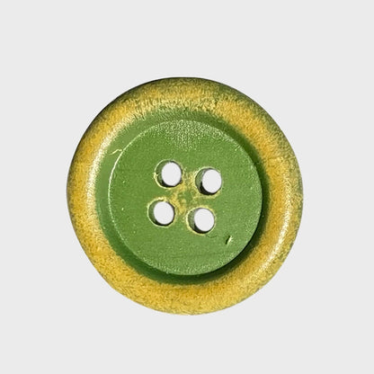 3378★  Vintage two-tone shirt buttons shirt wooden buttons wood buttons suit suit jacket sweater handmade white buttons