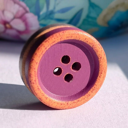 3378★  Vintage two-tone shirt buttons shirt wooden buttons wood buttons suit suit jacket sweater handmade white buttons