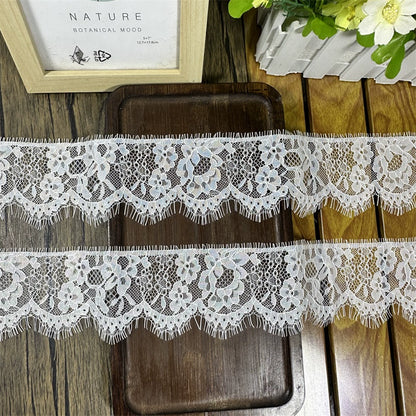 3756 Dentelle à cils unilatérale de haute qualité, col DIY, manches, matériau décoratif d'épissure, accessoires d'allongement de jupe de pantalon