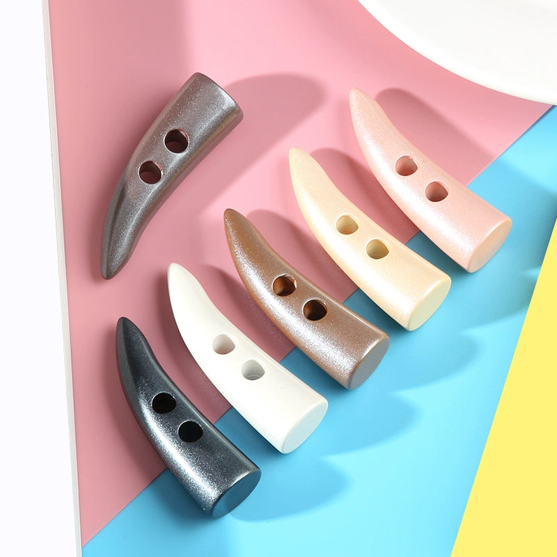 3275★  Pearlescent resin horns, horns, tips, buttons, coat, cashmere wool jacket, buttons, sweater, high-end clothes buttons