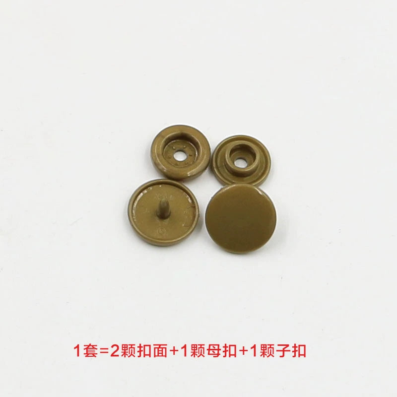3413★  Plastic four-in-one buckle special button for colored baby clothes, seam-free hidden button, baby buckle nail button, mother and child buckle