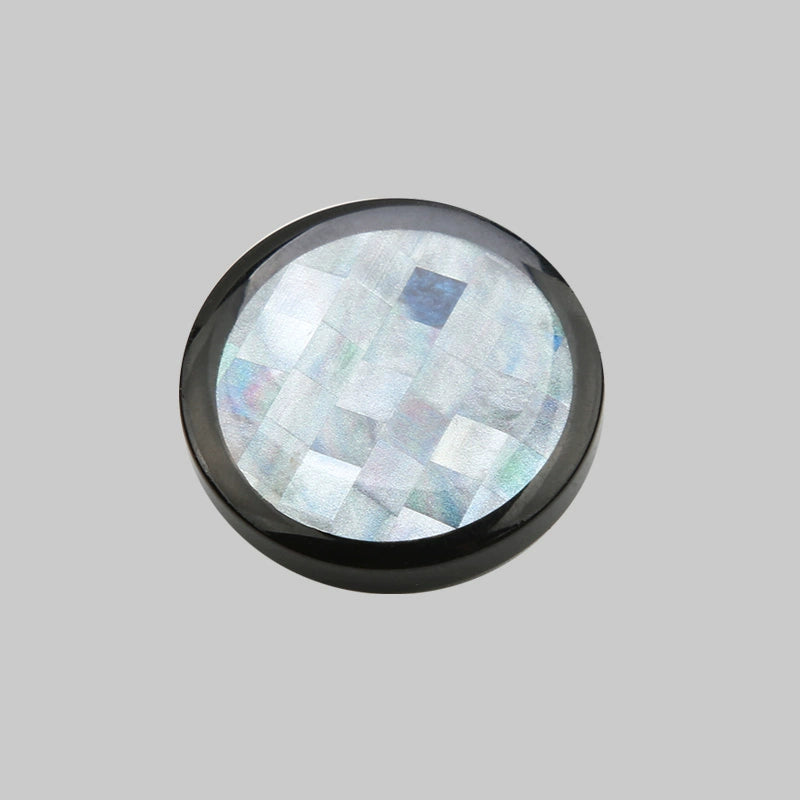 3244★  Shell pattern round button coat trench coat high-end button top women's clothes sweater decorative size button accessories