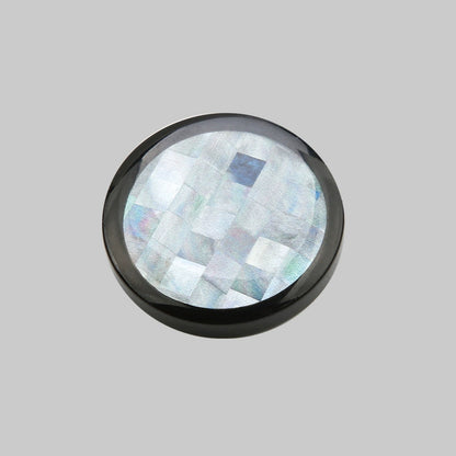 3244★  Shell pattern round button coat trench coat high-end button top women's clothes sweater decorative size button accessories