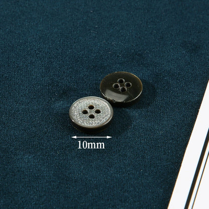 3341★  Shell shirt buttons high-end women's clothes cardigan shirt round buttons versatile children's baby buttons men